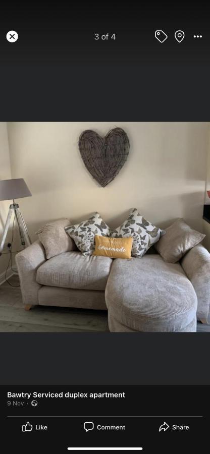 2 Bedroom duplex apartment Bawtry Extérieur photo